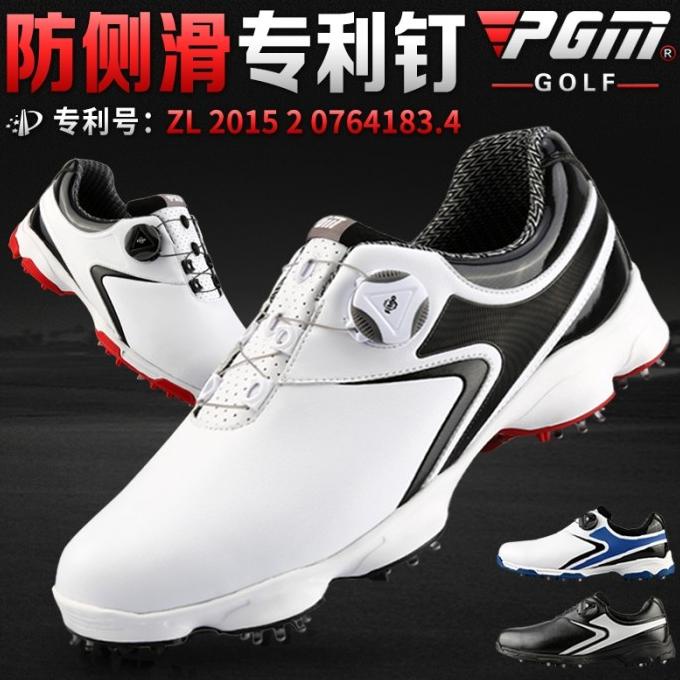 Pgm Sepatu Golf Pria Anti Air Dengan Tali+knob Teleskopik+sol Lebar 2