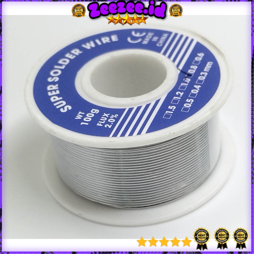 Kawat Timah Solder 63/37 0.8mm 100gr