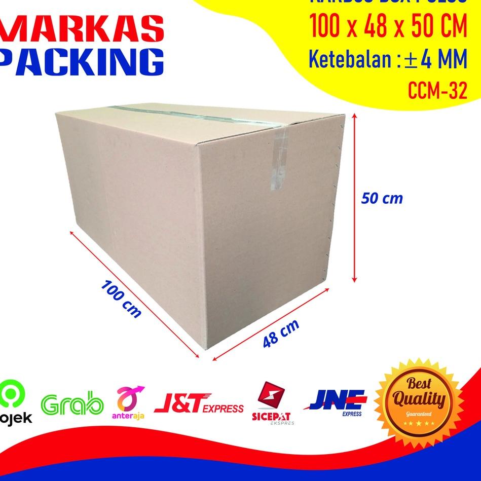 

New - Kardus Karton Box Packing Polos Ukuran Jumbo 100x48x50 C Flute