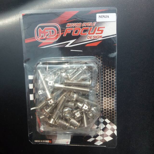 Baut blok mesin ninja rr kwalitas ori