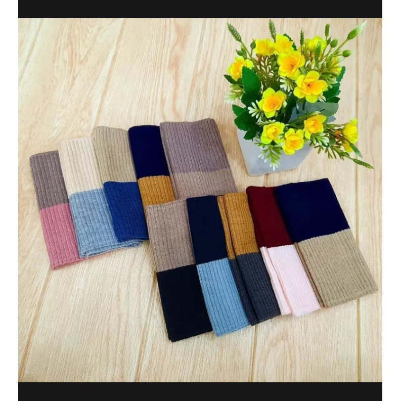 FLASH SALE - 3 PCS BANDANA RAJUT 4 WARNA. INER. CIPUT RAJUT. DALAMAN HIJAB