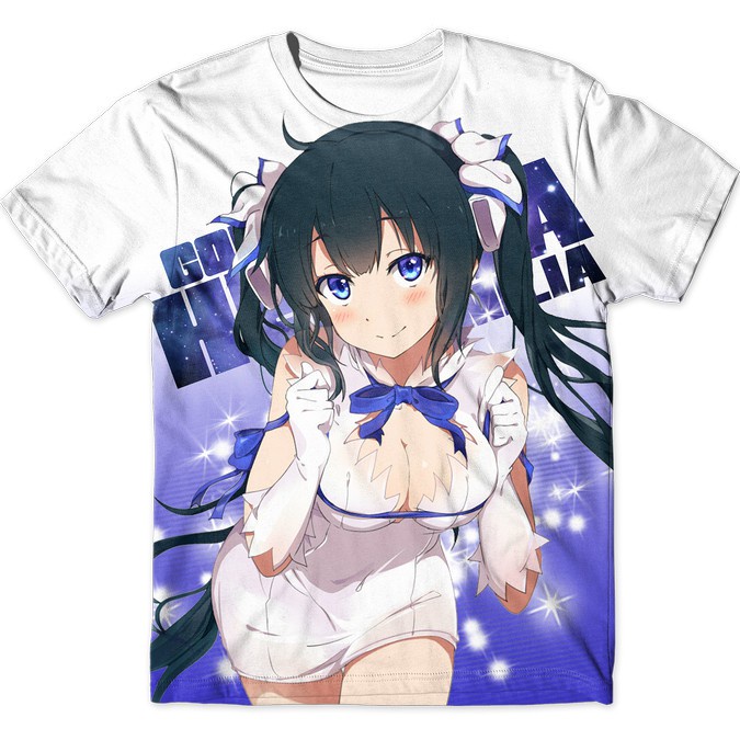 Hestia – Dungeon ni Deai wo Motomeru no wa Machigatteiru Darou ka Anime T-Shirt/Kaos Anime