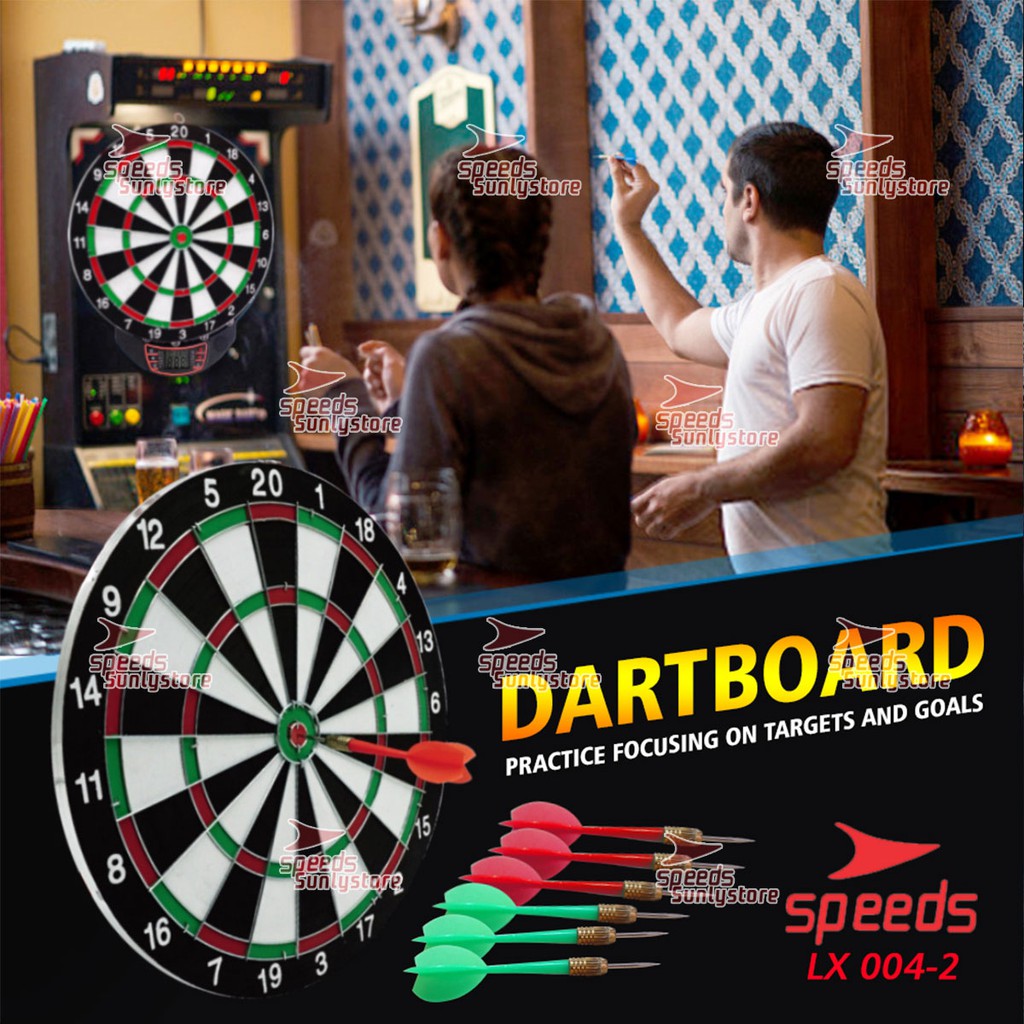 Papan Dart Board Game Pro Panahan Dinding 15 inch 004-02