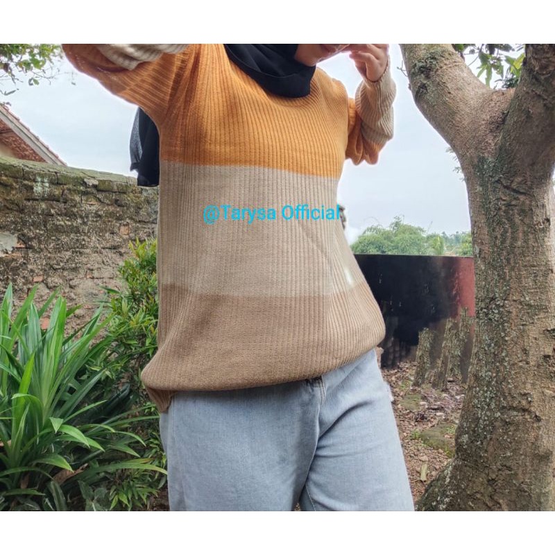 SWEATER RAJUT POLET // Sweater wanita