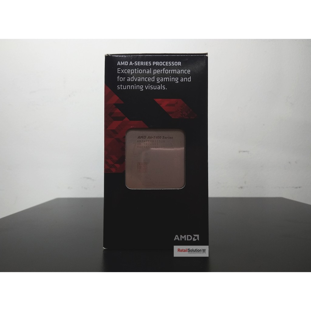 AMD A6-7400K 3.50GHz Box Heatsink Plus AMD R5 Graphics FM2+