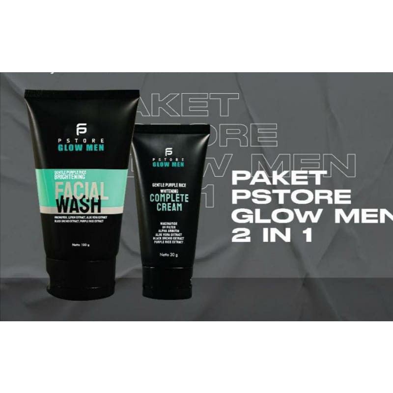 PStore Glow - Skincare Basic PS Glow for Men 2 in 1
