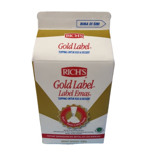 

RICH'S Gold Label Whipping Cream 500gr