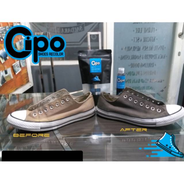 Cat Sepatu  Canvas Suede Nubuck 100 ml Warna Biru ( CIPO KIT )