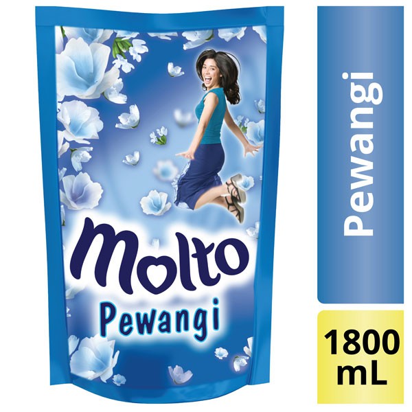 Molto Pewangi Blue Pouch 1800 Ml