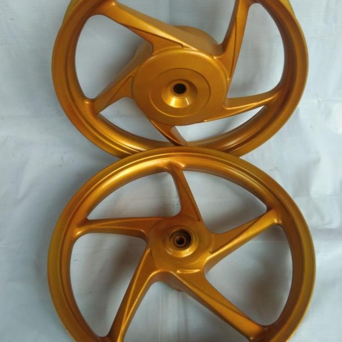 VELK VELG MOTOR HONDA MATIC BEAT FI SEPASANG DEPAN BELAKANG