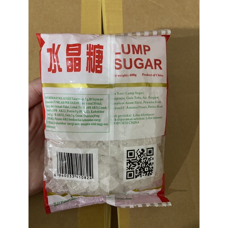 Gula Batu Lump Sugar 400gr TERMURAH GROSIR RESELLER