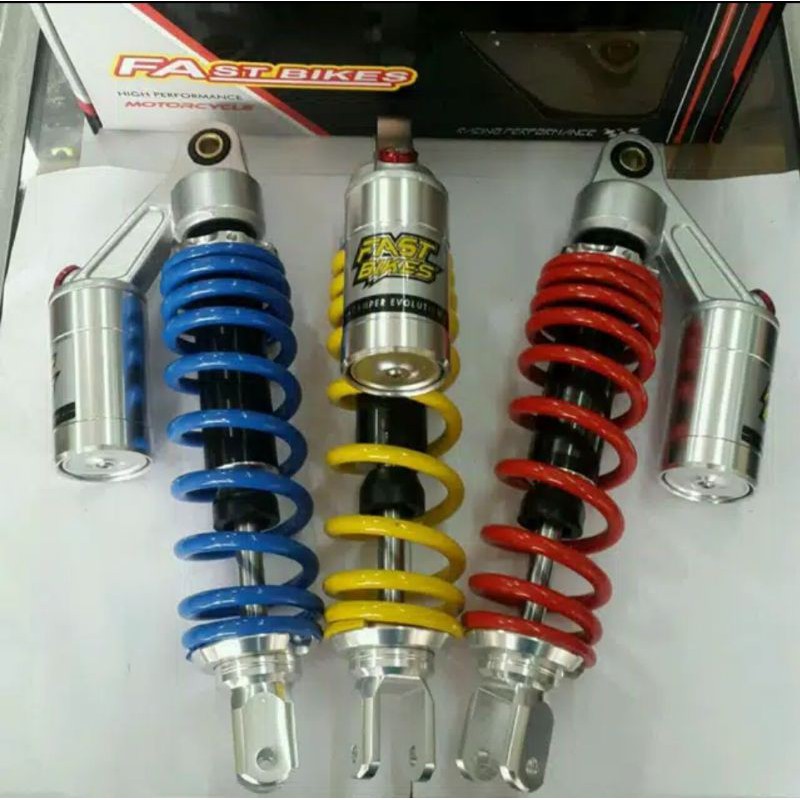 Shock Shockbreaker Belakang Tabung Atas Fastbikes model GOG 310mm 330mm Vario Mio Beat Scoopy new