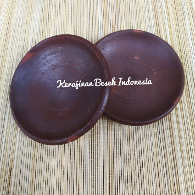 ( PIRING MAKAN TANAH LIAT ) piring murah / piring gerabah / kerajinan tangan / souvenir unik / pirin