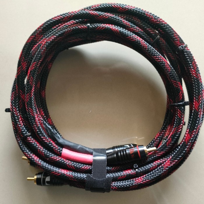 Kabel RCA 2 Jalur 225 cm Canare Made In Japan Original Jack Nakamichi