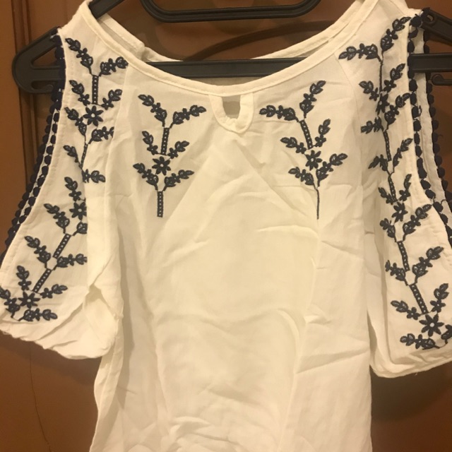 Preloved blouse katun bordir