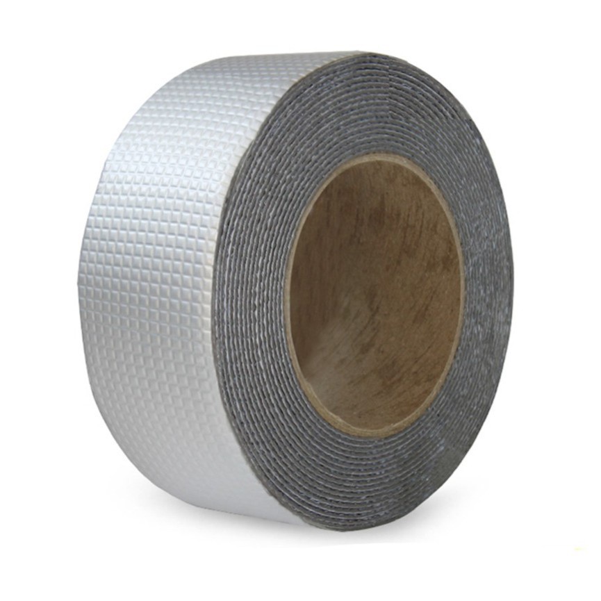 5 meter NEW LAKBAN ALUMINIUM tape Foil Waterproof anti bocor talang pipa DLL 5meter / Lakban Waterproof