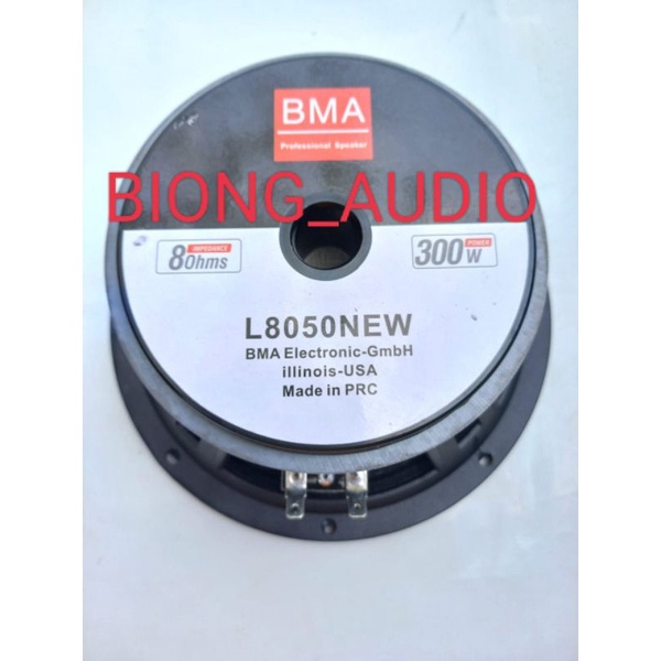 SPEAKER BMA 8 INCH SPIKER BMA L8050 NEW ORIGINAL