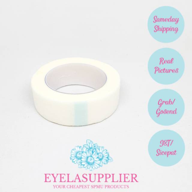 Micropore Paper Roll Micro Eyetape Isolatip Kertas Premium Plastik PE non-woven Japan Tape Jepang