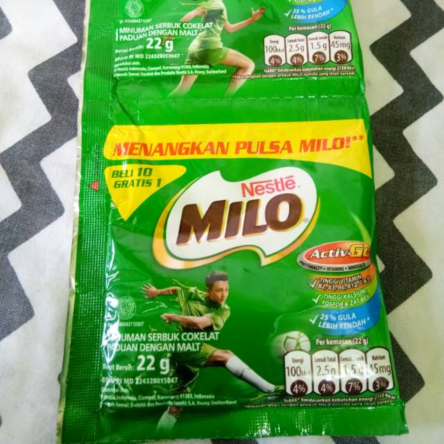 

MILO NESTLE susu cokelat actv harga persachet