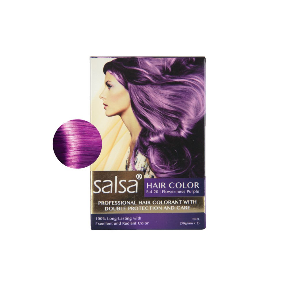 

SALSA Hair Color (S-4.20 FLOWERINESS PURPLE)