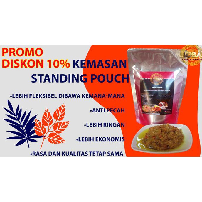 

Yang Dicari] Bumbu Masak Khas Bali / Base Genep Loba Kemasan Refill Standing Pouch