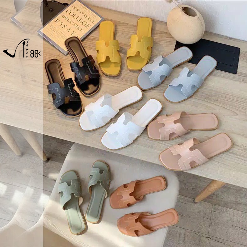 Korea Women Shoes/ Sandal Flat Wanita 5040 (Size 36-41)