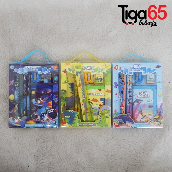 365 STATIONERY SET #41017 Buku &amp; Alat Tulis Anak / Karakter Fancy Gambar Lucu