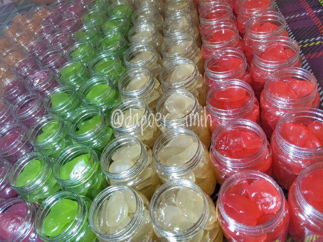100pcs Botol / Toples Plastik Jar 200ml /sambal/permen/selai/bumbu/slime/pet Murah
