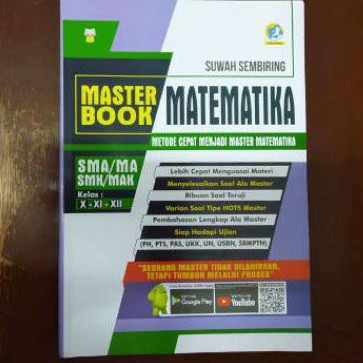 buku master book matematika sma/ma/smk/mak k13