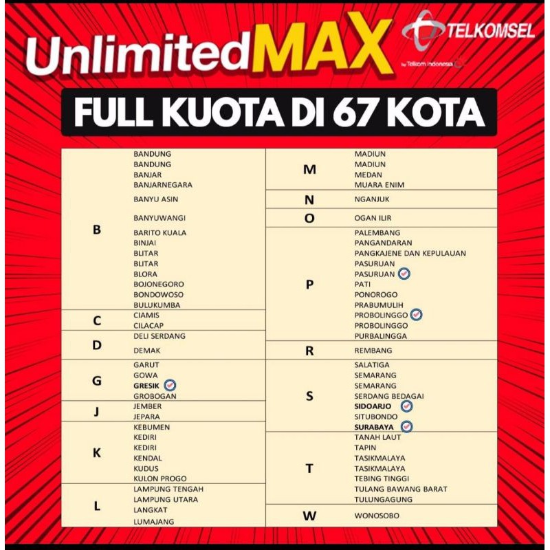 Telkomsel 25 GB Unlimited