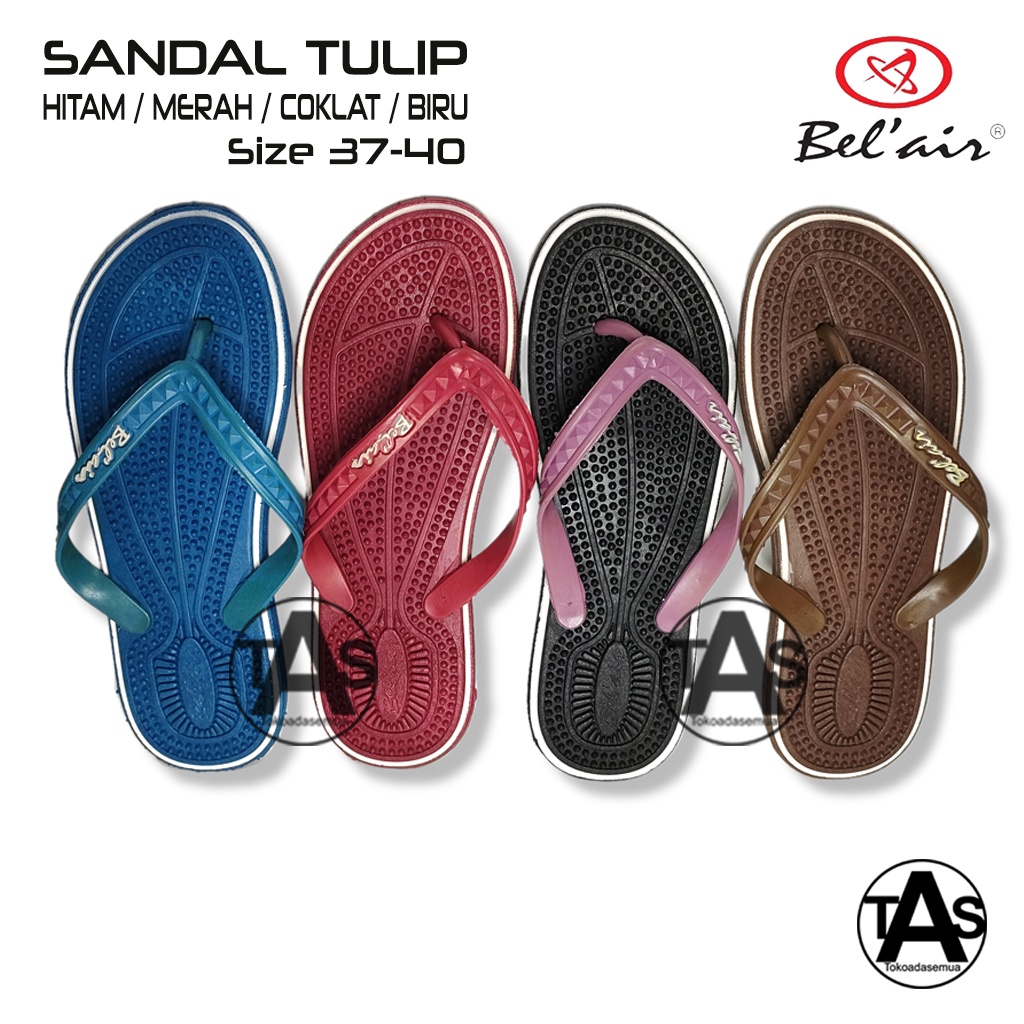 Sandal Japit Kesehatan/ Rematik wanita Tipe Tulip merk Bel Air Size 37-40