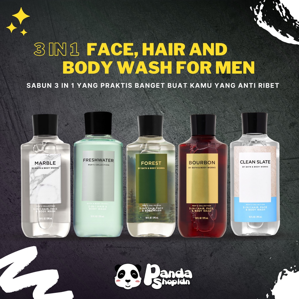 BBW 2 in1 Hair and Body Wash for Men