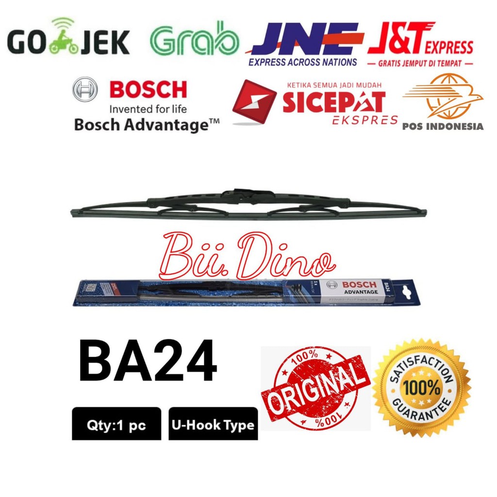 Wiper Bosch Kaca Mobil Advantage 24&quot; BA24