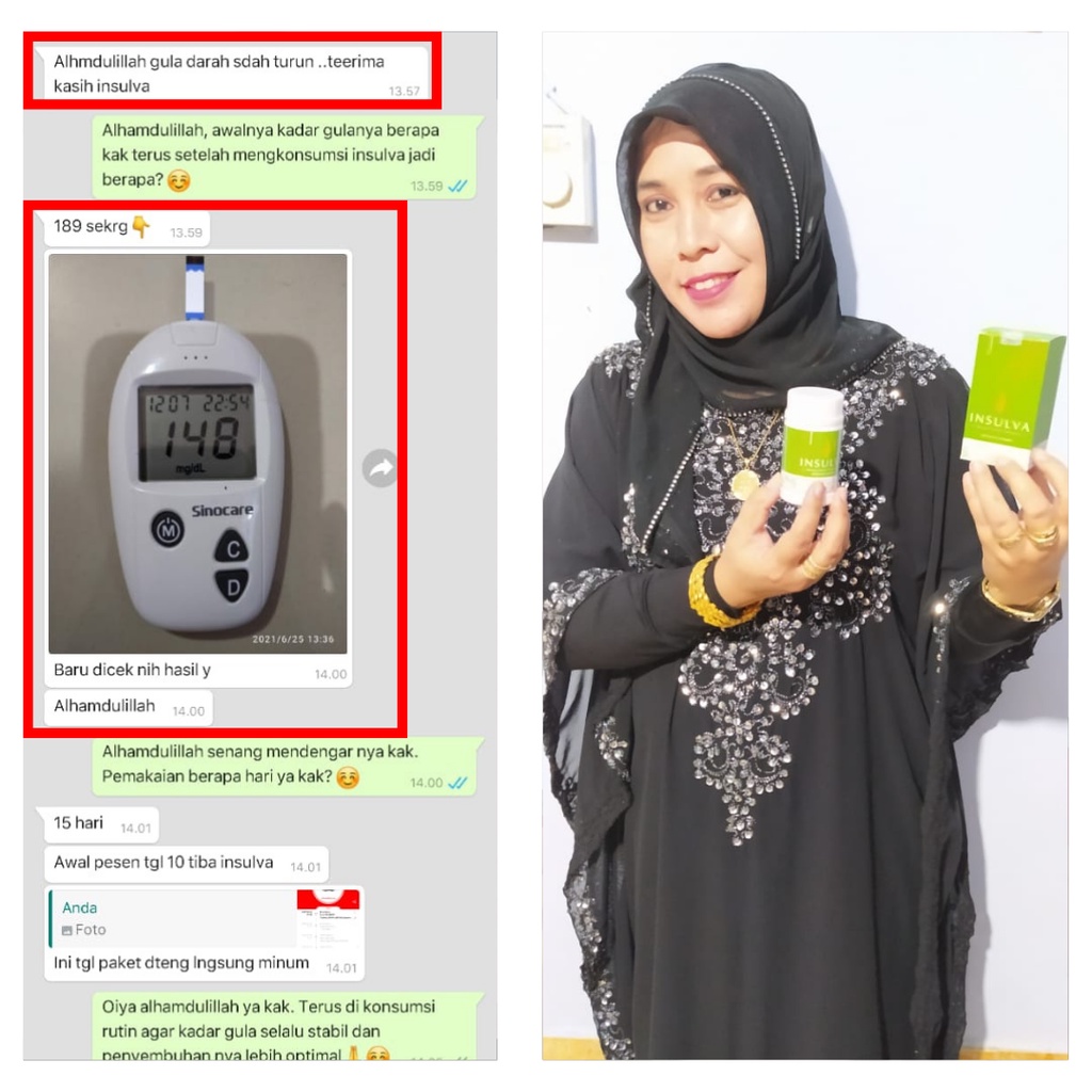 2 BOTOL INSULVA obat diabetes herbal kencing manis kesemutan kebas penurun gula darah paling ampuh original asli bpom