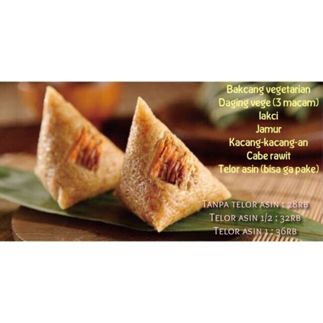 

Bakcang vegetarian (HALAL)