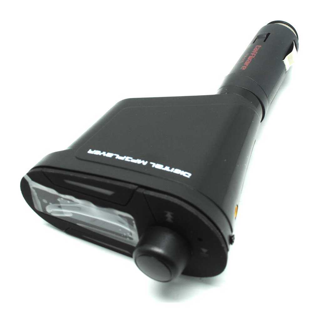 Taffware Car Kit MP3 Player FM Transmitter + USB SD Card Slot - FM-618-Hitam