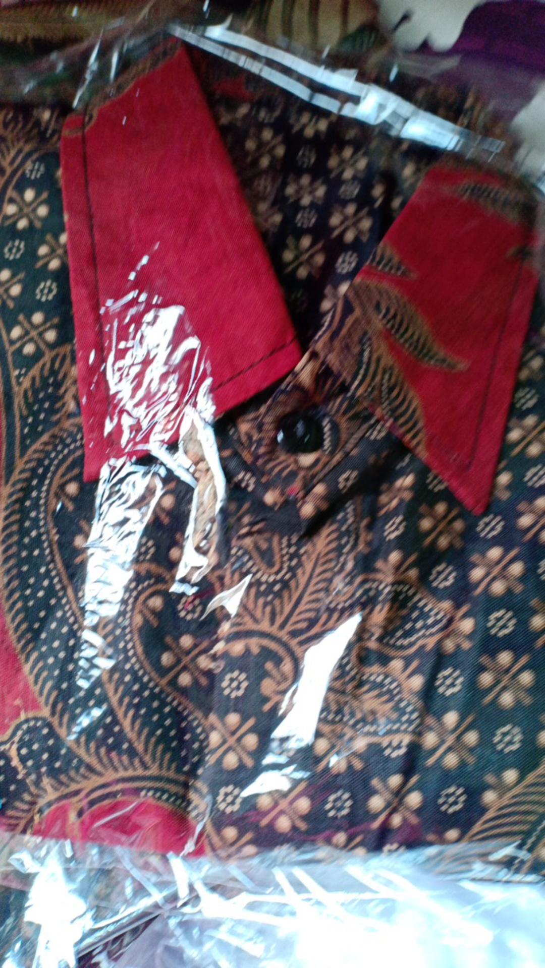 Baju Batik Pria Slimfit Big Size M L Xl Xxl Atasan Kemeja Batik Lengan Panjang