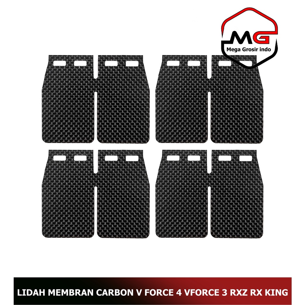 LIDAH MEMBRAN PNP RX Z RX-KING ASLI BAHAN CARBON ORIGINAL VFORCE V FORCE  V FORCE 4 RXZ RX KING KARB