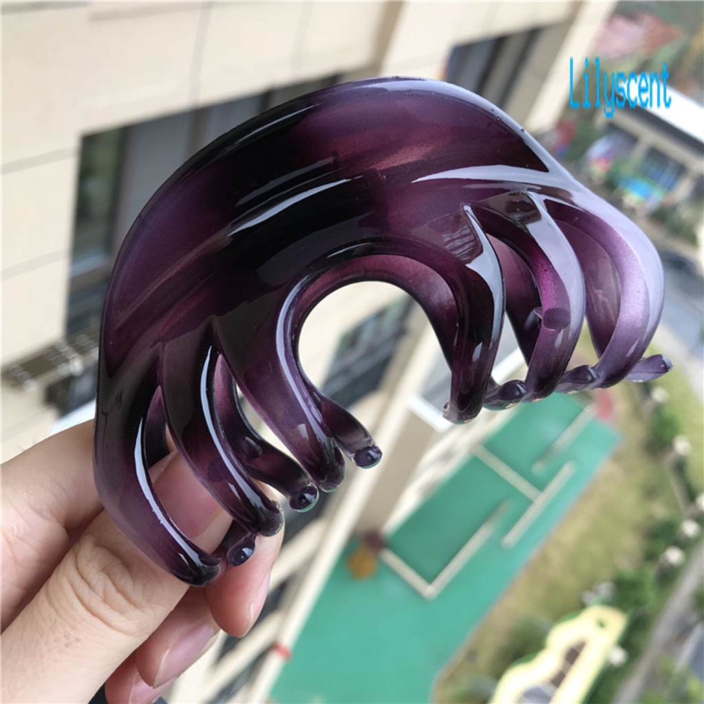 2pcs Jepit Rambut Elastis Bahan Resin Untuk Mandi