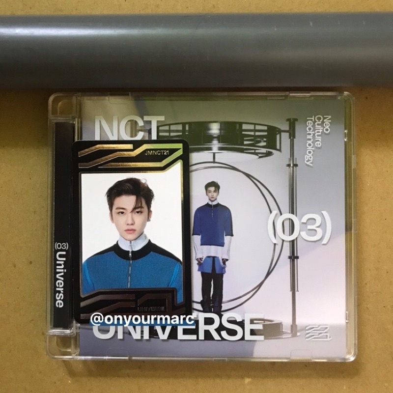jewel case cover jaemin nct 2022 universe (uc + rolled poster)