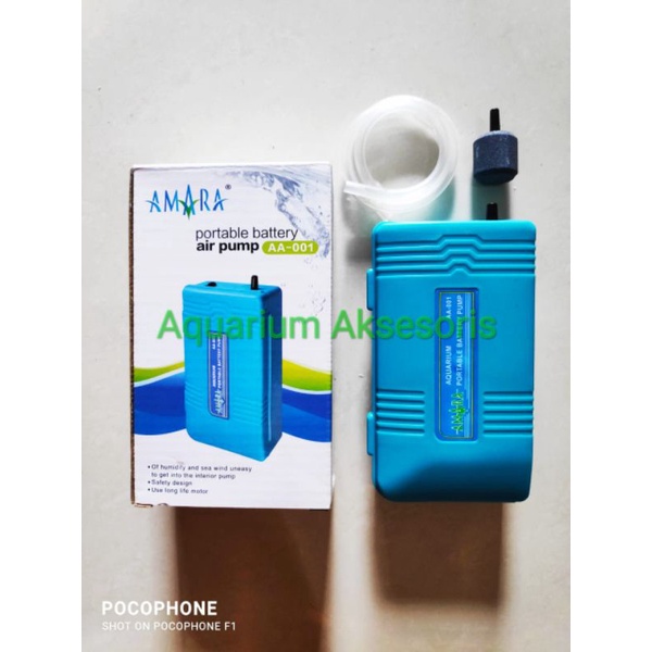 AMARA AA-001 - Aerator - Air Pump Baterai 1 Lubang Tanpa Listrik
