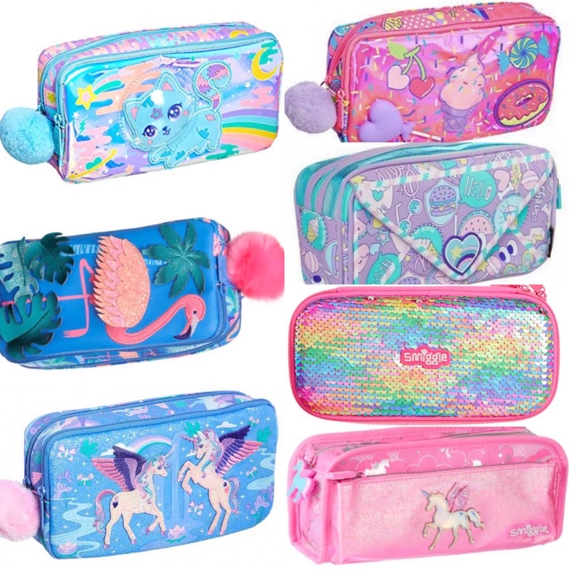 TEMPAT PENSIL SMIGGLE ORIGINAL/PENCIL CASE  SMIGGLE ORIGINAL/TEMPAT PENSIL SMIGGLE UNICORN ORI