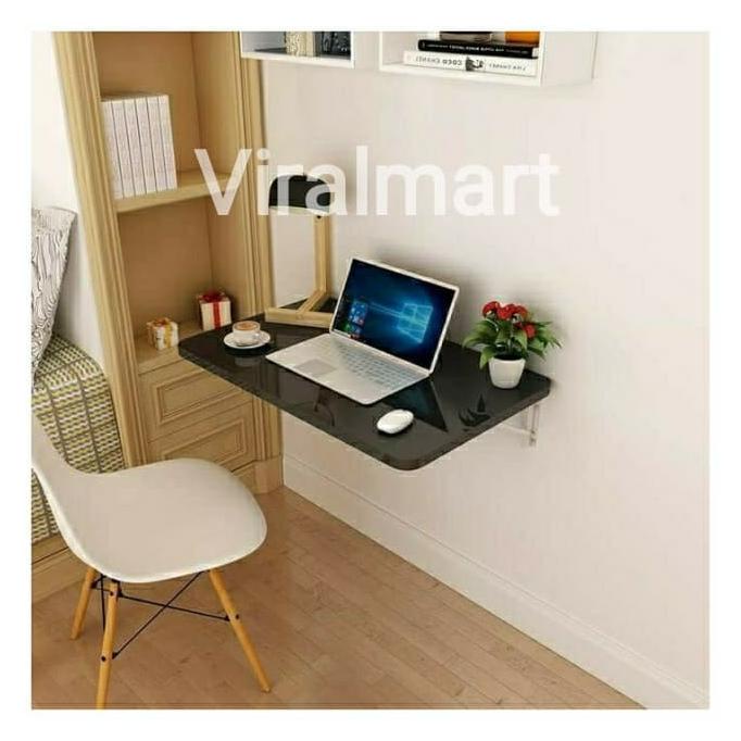 Meja Dinding Tempel Lipat Rak Meja Kerja Tembok Terpercaya