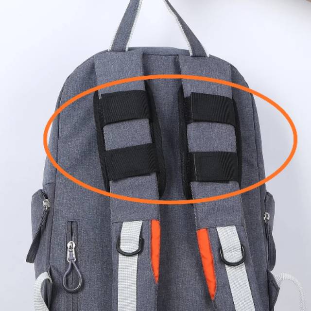 Bantalan pundak bahu tas ransel tas pungung tas slempang multipungsi