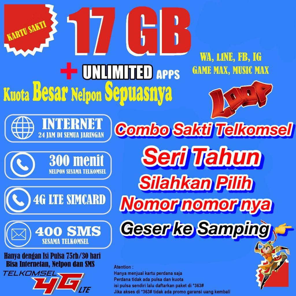 Nomor Cantik Perdana Seri Tahun & Triple Tengah 666 Kartu As 4G dari Telkomsel