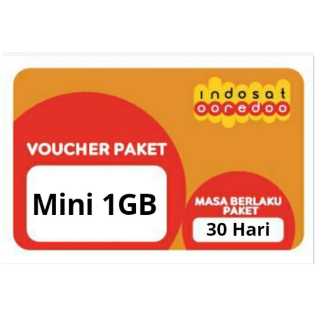 Voucher Indosat Mini 1GB