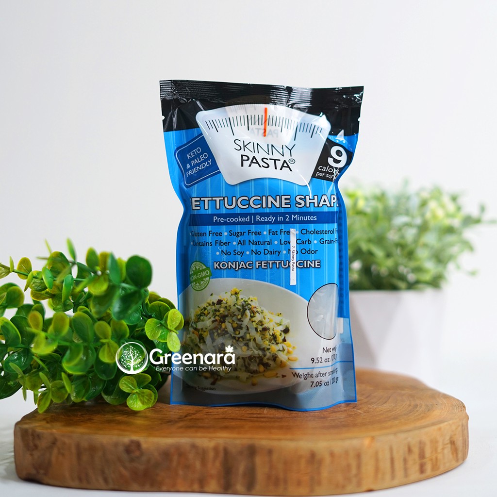 

Alsiha Sehat Alami Organik Skinny Pasta Konjac Fettucine 9cal 200gr