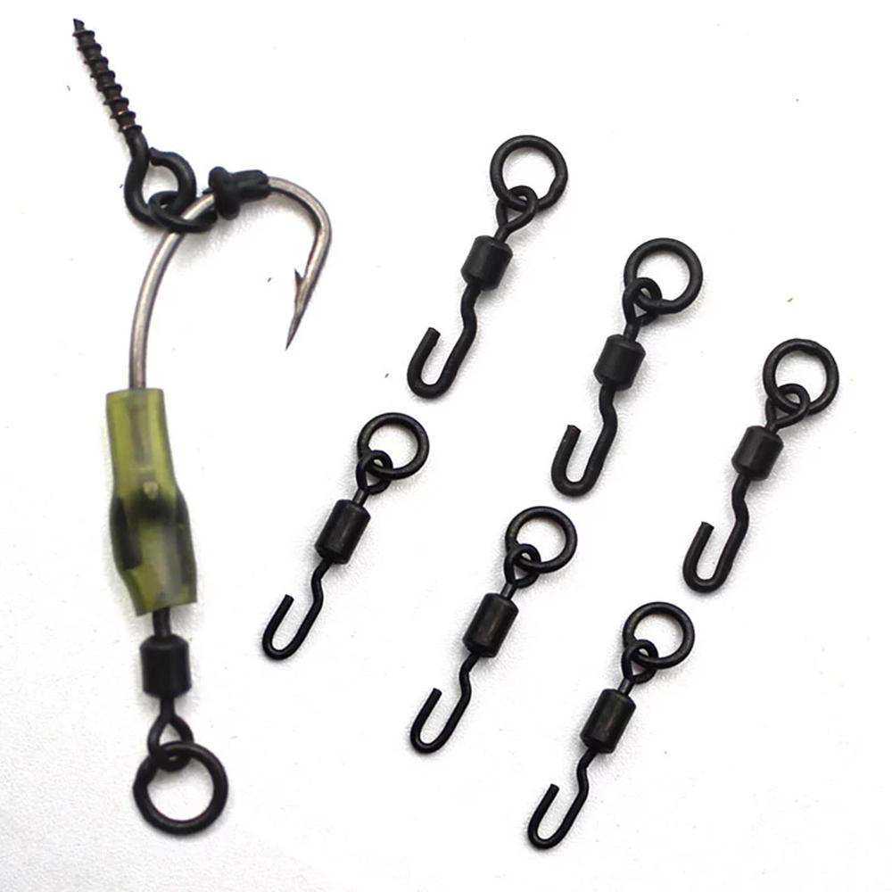 Agustina Spinner Putar 20Pcs Chod Pancing Quick Change Untuk Carp Rig Rig Rig Tackle Swivel Tackle