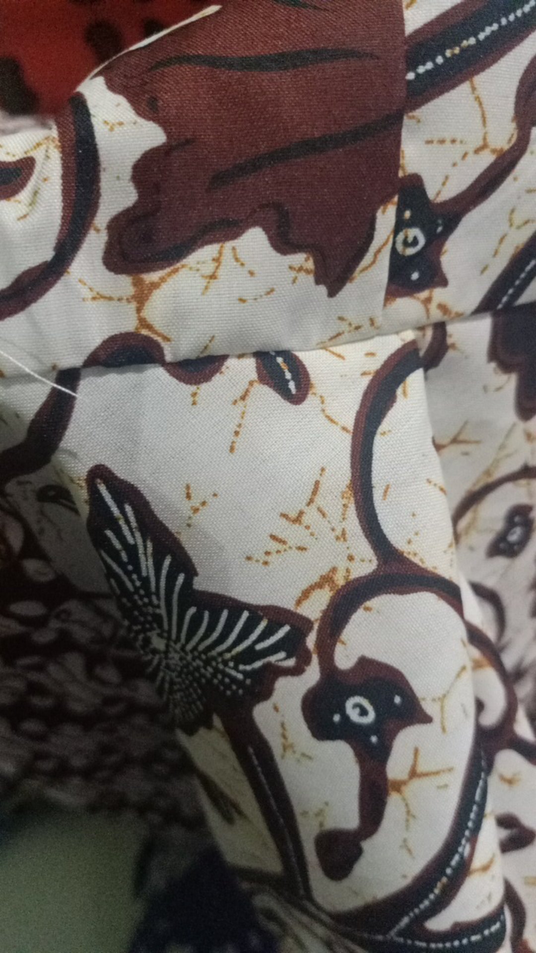 Couple Blus Batik Peplum Wahyu Sogan Sarimbit Atasan Batik Modern Casual Kerja Seragam Kantor