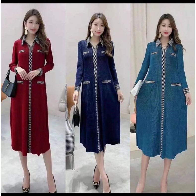 dress plisket premium bangkok/ dress plisket list tengah / dress plisket kekinian / dress plisket pr